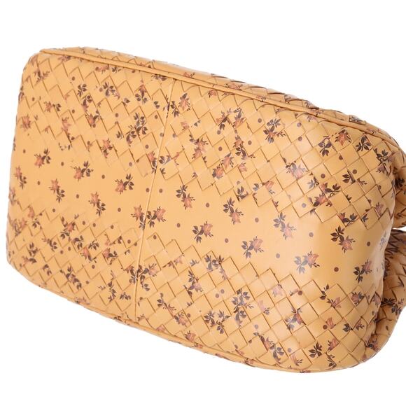 BOTTEGA VENETA Intrecciato Tote Bag 212735 Yellow Flowers - Picture 7 of 8